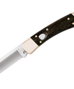 Buck 0110BRSA-B Ebony Auto Folding Hunter Knife