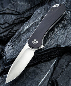 We Knife - CIVIVI Elementum Liner Lock Black Ebony Wood Knife