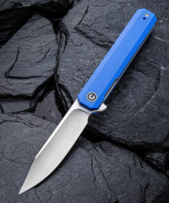 We Knife - CIVIVI Chronic Liner Lock Flipper Blue G10 / Satin Finish Knife