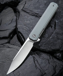 We Knife - CIVIVI Chronic Liner Lock Flipper Gray G10 / Satin Finish Knife