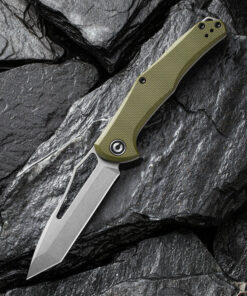 We Knife - CIVIVI Fracture Tanto Slipjoint OD Green G10 Handle
