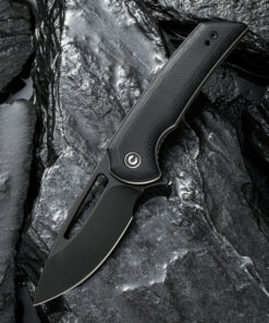 We Knife - CIVIVI Odium Liner Lock Black G10 Black Blade Knife