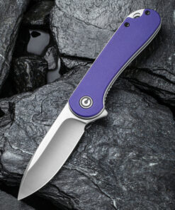 We Knife - CIVIVI Elementum Purple G10 Liner Lock Flipper Knife