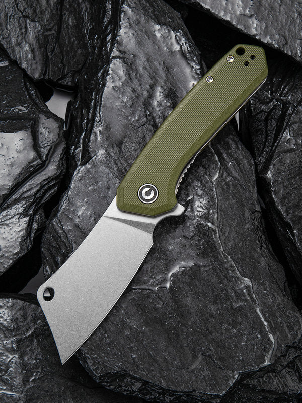 We Knife - CIVIVI Mini Mastodon Liner Lock Green G10 Knife