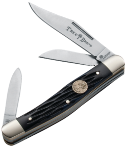 Boker Knives 110728 Traditional Medium Stockman SlipJoint with Black Jigged Bone