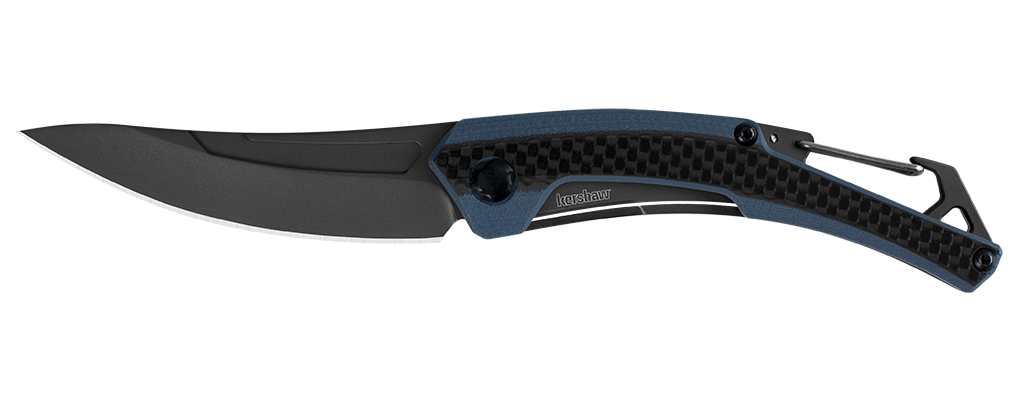 Kershaw 1225 Reverb XL Blue/Gray Carbon Fiber Knife
