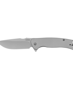 Kershaw 1416 Scour Assisted Flipper Bead Blast Finish Blade with Bead Blast Finish Handles