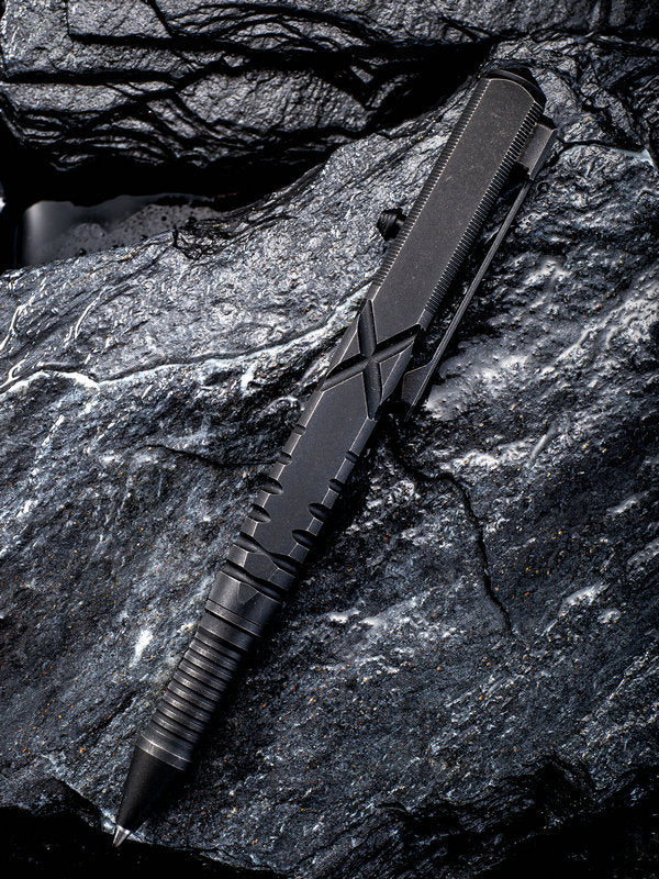 We Knife Titanium Pen TP-02D Black Ti Pen