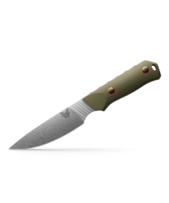 Benchmade 15600-01 Raghorn Fixed Blade CPM-S30V Satin Drop Point Blade with OD Green G10 Handles