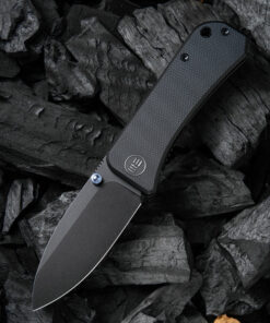 We Knife - 2004B Banter Black G10 w/ Black S/S Liner Black Stonewashed CPM S35VN