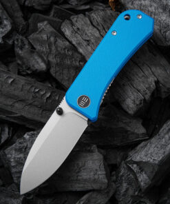 We Knife - 2004A Banter Blue G10 w/ Gray S/S Liner Stonewashed CPM S35VN
