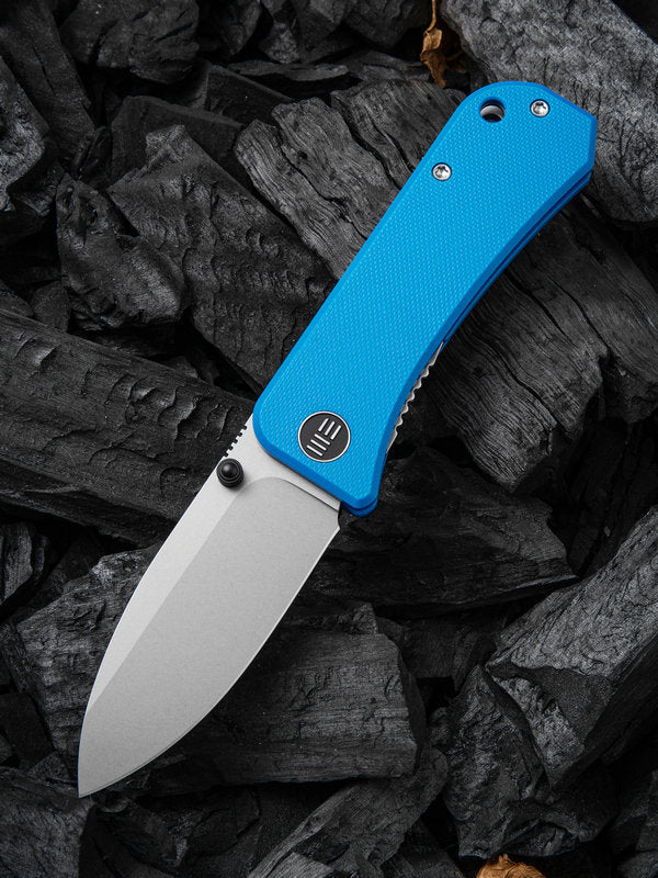 We Knife - 2004A Banter Blue G10 w/ Gray S/S Liner Stonewashed CPM S35VN