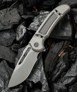 We Knife - 2007B Minax Gray Ti w/  Gray Stonewashed CPM 20CV