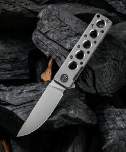 We Knife - 2101A Miscreant 3.0 Brad Zinker Miscreant 3.0 Flipper Knife CPM-20CV Stonewashed Drop Point Blade