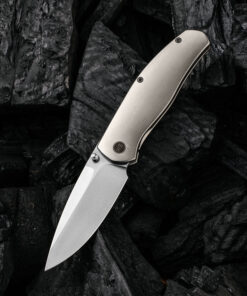 We Knife - Espirit 20025B-A Frame Lock Textured Titanium Handles