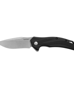 Kershaw 1645 Lateral Assisted Flipper Stonewash Finish Blade with Glass Filled Nylon Handles