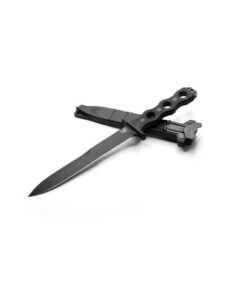 Benchmade 185BK SOCP Fixed Blade Double Edge Dagger 3V Cobalt Black Blade with Black G10 Handles