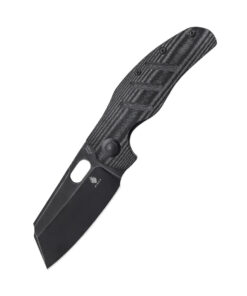 Kizer V5488C5 Sheepdog XL C01C 154CM Black Stonewash Blade with Black Micarta Handles
