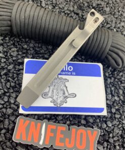 Maverick Customs 5" Pocket Pry Bar EDC Titanium Tool Stonewash Fuller