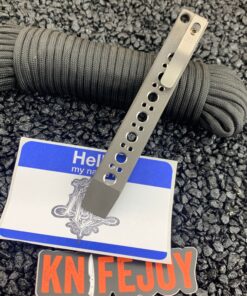 Maverick Customs 5" Pocket Pry Bar EDC Titanium Tool Black 42 No Bottle Opener