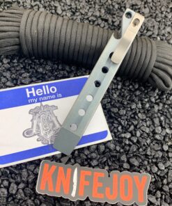 Maverick Customs 5" Pocket Pry Bar EDC Titanium Tool Holed Fuller