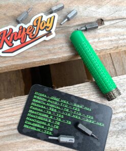 Heretic Knives H995 Green Stainless Steel with bronze Engraved Cap Tool Kit