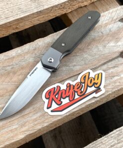 Enrique Pena Custom Front Flipper Caballero with Green Canvas Micarta