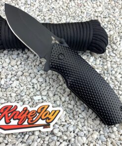 Gingrich Tactical Innovations GTI Delta Lock Knife Black Oxide BD1 Blade/Satin Black Titanium Handles
