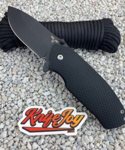 Gingrich Tactical Innovations GTI Delta Lock Knife Black Oxide BD1 Blade /Titanium Handles