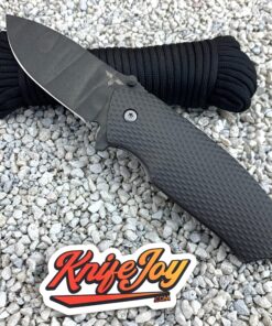 Gingrich Tactical Innovations GTI Delta Lock with CTS-BD1 Tungsten Cerakote/ Titanium Handles Knife