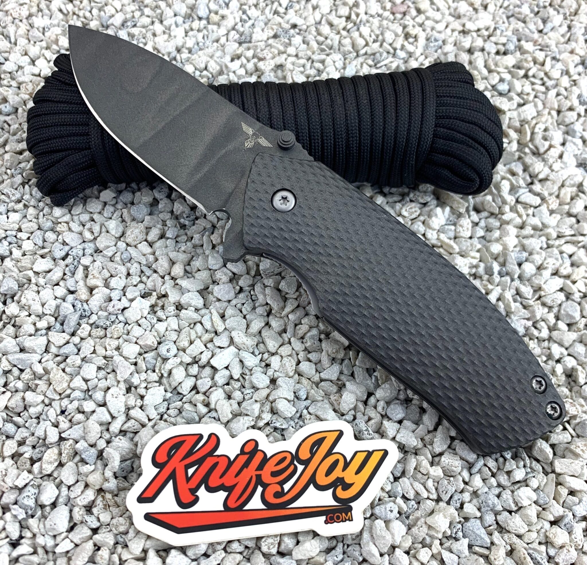 Gingrich Tactical Innovations GTI Delta Lock with CTS-BD1 Tungsten Cerakote/ Titanium Handles Knife