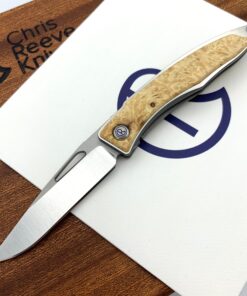 Chris Reeve Knives Mnandi Box Elder Inlay Drop Point