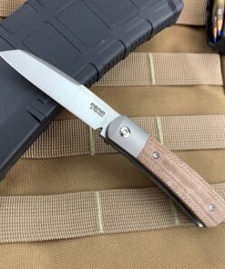 Enrique Pena X Series Apache Flipper with Kickstop Brown Micarta