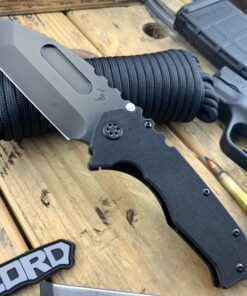 Medford Knives Praetorian G S35VN PVD Tanto Blade with Black G10 Handle