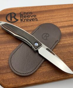 Chris Reeve Knives Mnandi Left Hand Macassar Ebony Inlay Drop Point