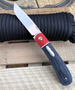 Enrique Pena Custom Front Flipper Trapper with Micarta Handles