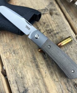 Enrique Pena X Series Apache Front Flipper OD Green Micarta Knife