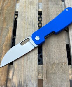 Qvist Bladeworks Variant PE (Production Edition) Blue G10 with Satin Finished Blade