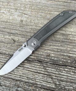 Enrique Pena X Series Thumbstud Old Mula Black Canvas Micarta Inlay