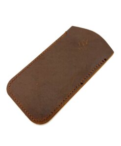 KnifeJoy Size Small Leather Slip with Brown Stitching