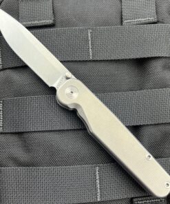 Tactile Knife Co. Rockwall Thumbstud Magnacut Blade with Titanium Handles