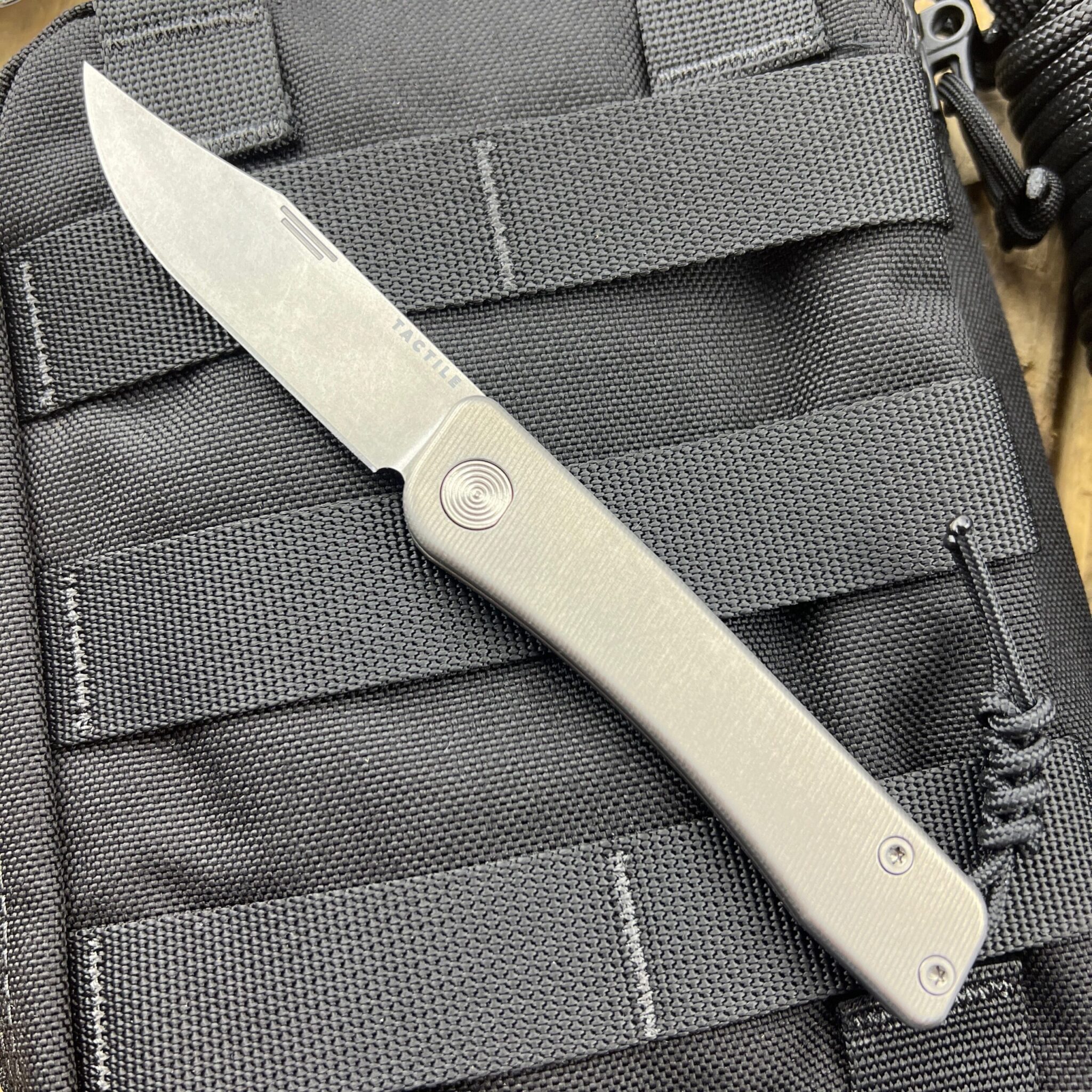 Tactile Knife Co. Bexar SlipJoint CPM-20CV Blade with Titanium Handles