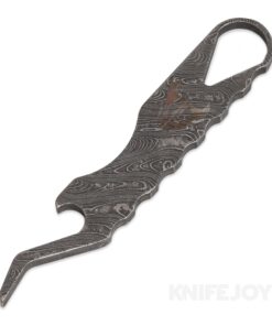Nichols Damascus Beskar Bottle Opener EDC Pry Bar