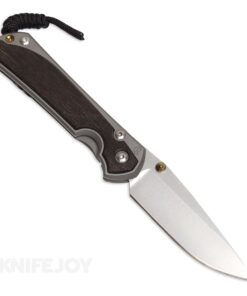 Chris Reeve Knives Large Sebenza 31 LH Drop Point with Bog Oak Inlay Matte Handles
