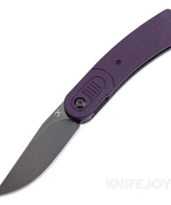 Kansept Knives T2025A5 Reverie Front Flipper Black TiCn Coated Blade with Purple G10 Handles