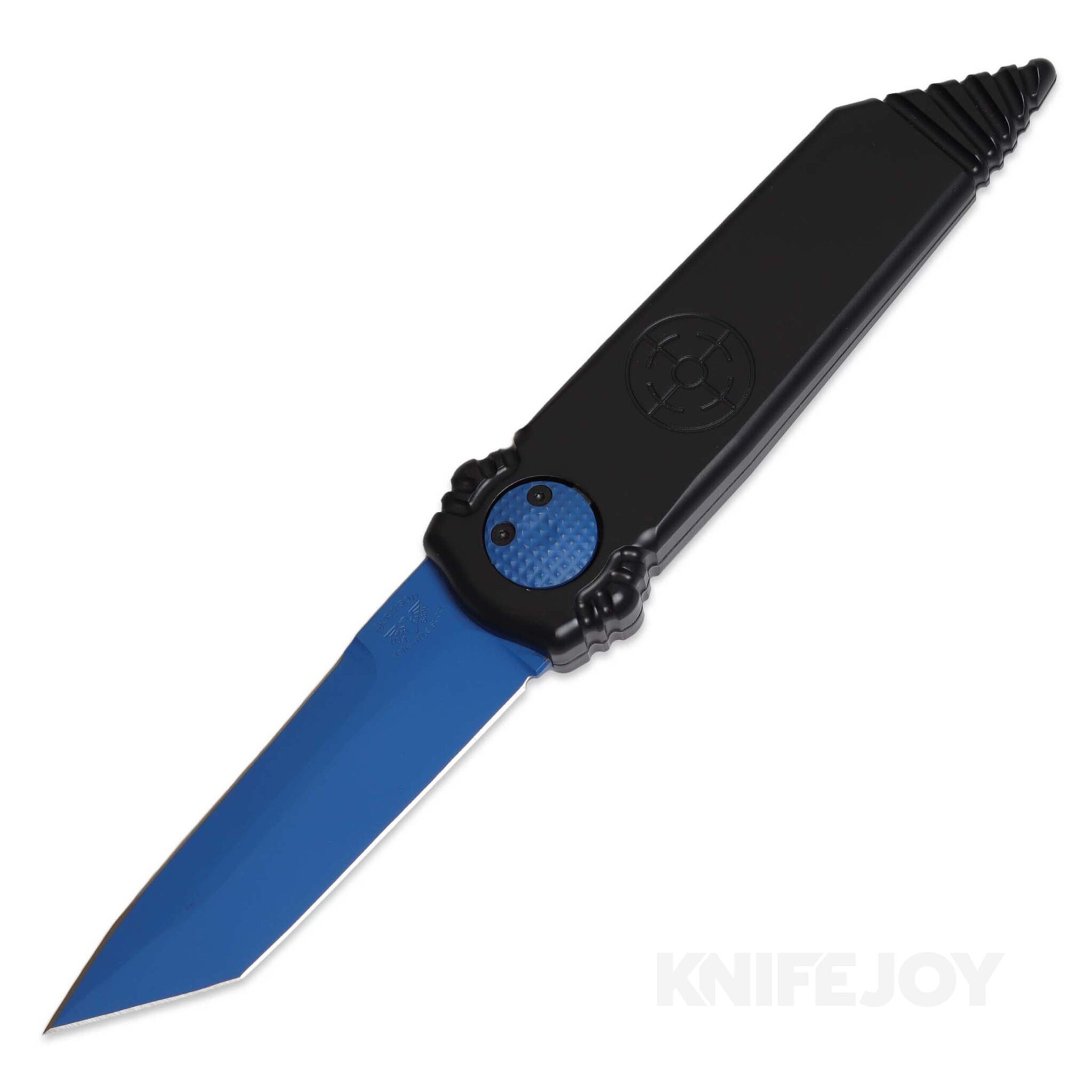 Paragon ASH-DREDDLOCK-B-CBLU-D Dredd Lock Cerakote Blue Tanto Blade with Black Aluminum Handle