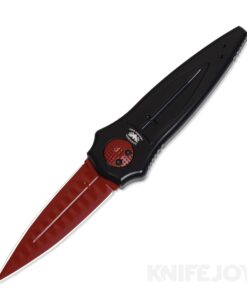 Paragon ASH-C/S/S-BLK-CR Cross/Shield/Sword Cerakote Red Sorcerer Grind Blade with Black Aluminum Handle