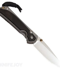 Chris Reeve Knives Small Sebenza 31 Drop Point LH Macassar Ebony Inlay Knife Matte Finish