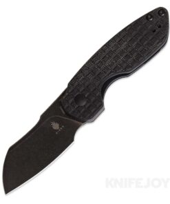 Kizer V2569C2 October Mini Frame Lock Folding 154CM Blade with Black Micarta Handles Knife