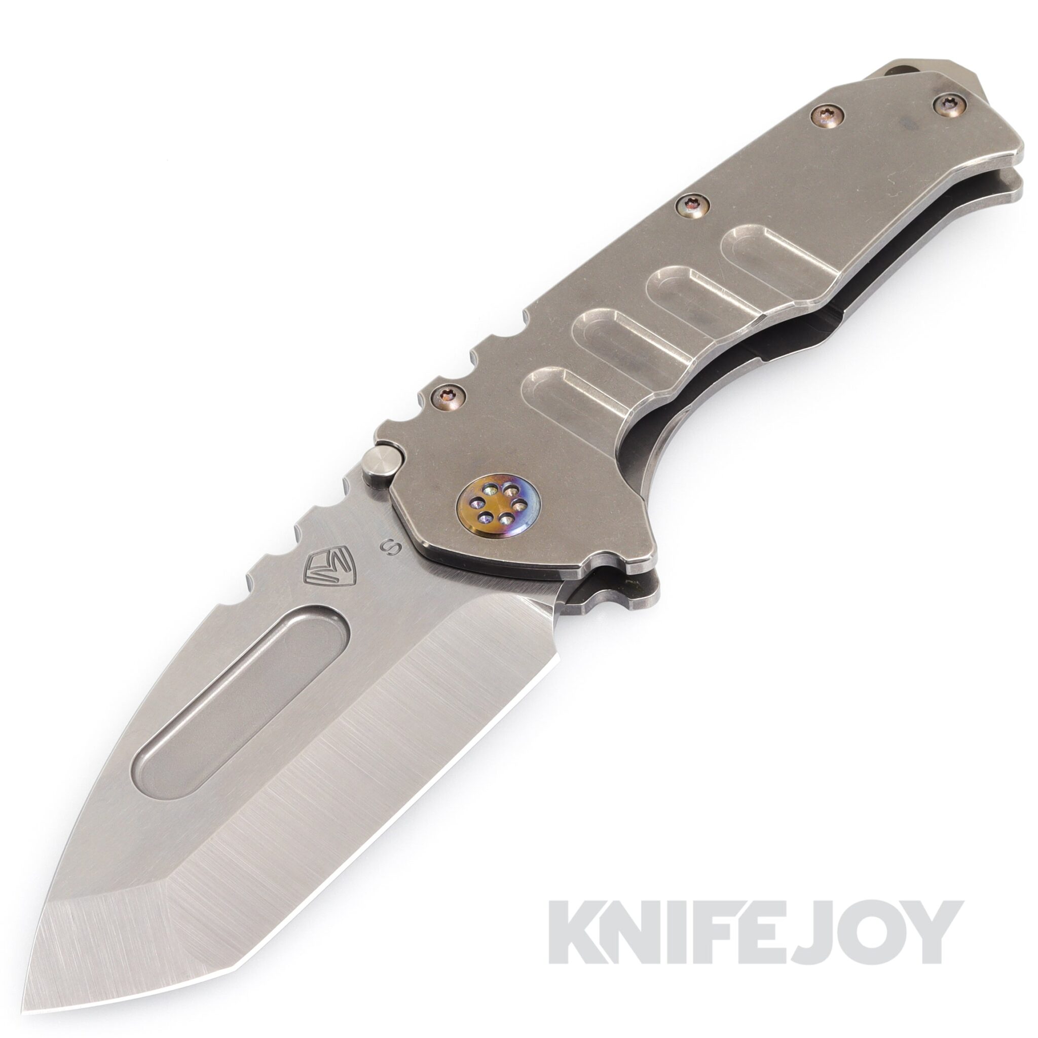 Medford Knives Praetorian T S35VN Tumbled Tanto Blade with Tumbled Handles/ Flamed Hardware and Clip
